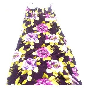 Purple flower dress